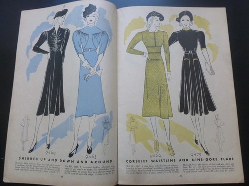McCALL STYLE NEWS November 1937 – Vintage Fashion - Dressmaking - Picture 15 of 15
