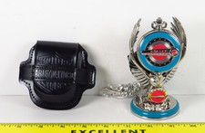 Franklin Mint Harley Davidson Hydra-Glide Pocket Watch Stand Pouch Box
