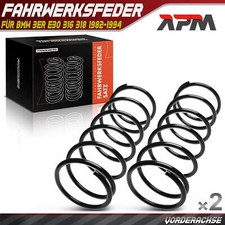 2x Federn Fahrwerksfeder Federung Vorderachse für BMW 3er E30 316 318 1982-1994