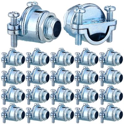 YA−MAN IB-41B Nm Clamp Type Cable Connectors 1/4 Inch Metal Electrical Box