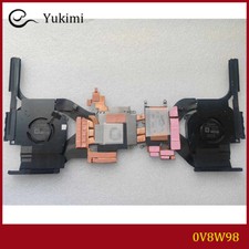 0V8W98 FOR DELL Alienware X16 R1 Black CPU Graphics Cooling Heatsink Fan