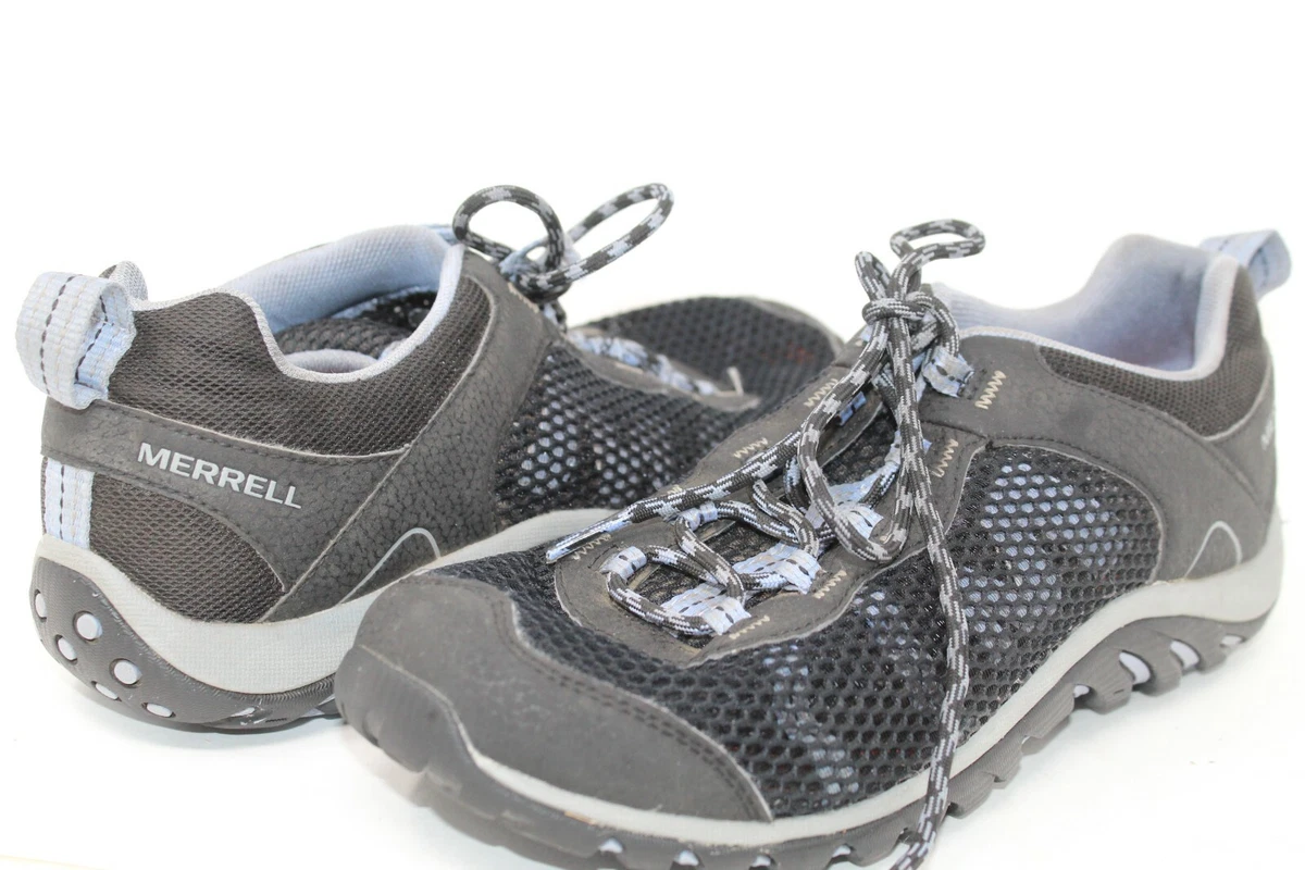 Merrell Women s Riverbed Trail Hiking Shoes Black Velvet Size 8.5