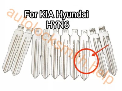 10 HYN6 KIA Hyundai KEYDIY XHORSE VVDI Flip Remote Key Blades