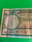 1954 Banco de Portugal 20 Escudos Banknote — photo 5