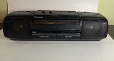Vintage Panasonic RX-FT510 STEREO RADIO DUAL CASSETTE RECORDER w/ Power Cord