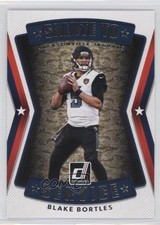 2017 Panini Donruss Salute to Service Blake Bortles #10 1x1