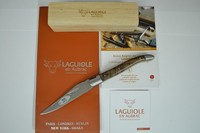 Laguiole En Aubrac Taschenmesser 12Cm Doppelplatine Griffschalen Aus WalnußHolz