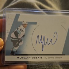 2022-23 Upper Deck SP Authentic Sign of the Times Morgan Geekie Autograph Kraken