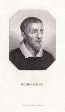 Guido Reni Pittore Italiano Incisione Di Ritratto 1820