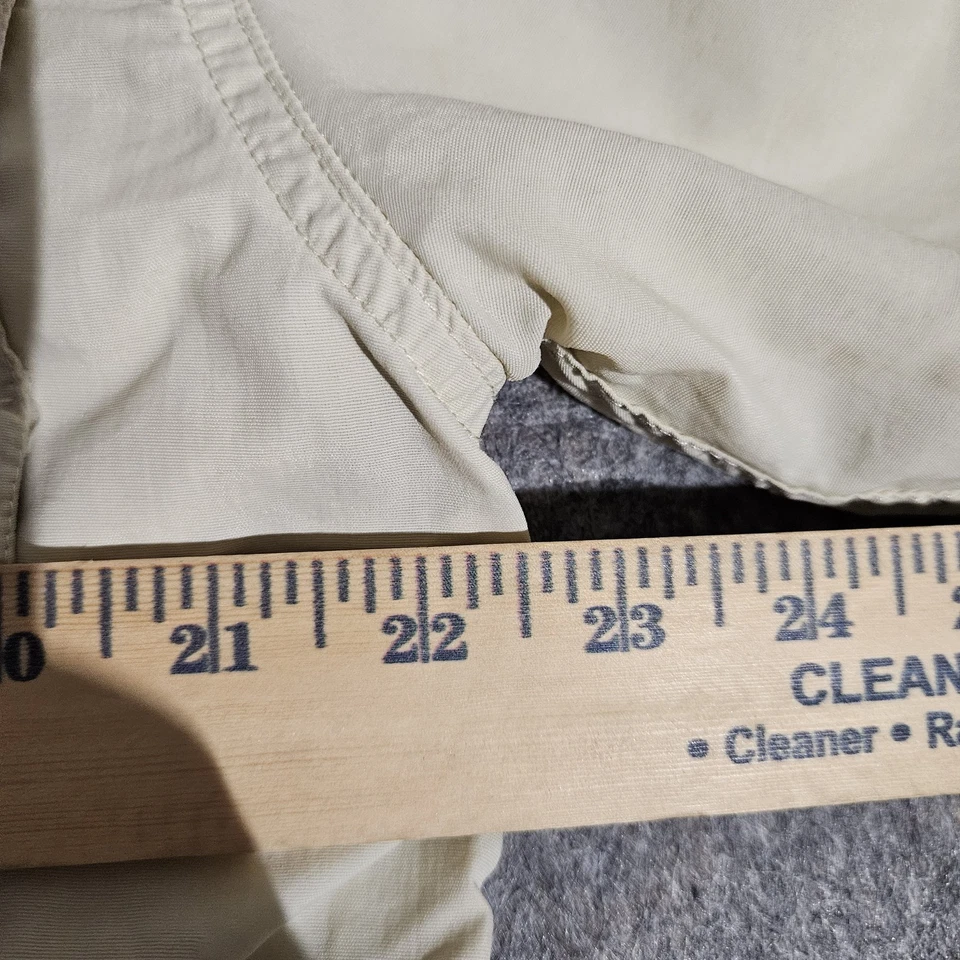 Camisa All-American Fisherman Para Hombre Mediana Beige Manga Larga Pesca Exterior Nylon Foto 4 de 4