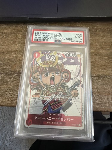 PSA 9 2022 One Piece JP Tony Tony Chopper 25th Ann. Prem. Card Collection #006