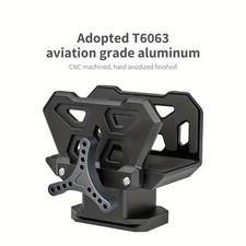NEW Aluminum Shooting Saddle Tripod Mount Tactical Clamp Outdoor Hunting Adapter