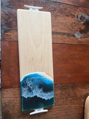 La Maree making  waves serving board 17x 5.5 Portland Maine 