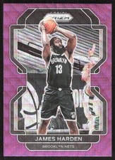 9868J 2021-22 Panini Prizm #44 James Harden Purple Wave