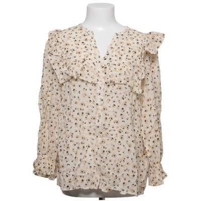 Ba&sh, Bluse, Größe: L, Beige/Mehrfarbig, Baumwolle/Viskose, Print, Damen #fQC