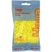 Hama 207-43 BüGelperlen Midi - Pastell Gelb 1000 Perlen, Ab 5 Jahren