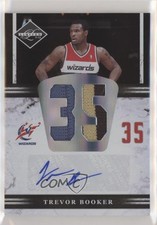 2011-12 Panini Limited Prime 4/25 Trevor Booker #16 Auto 1e5