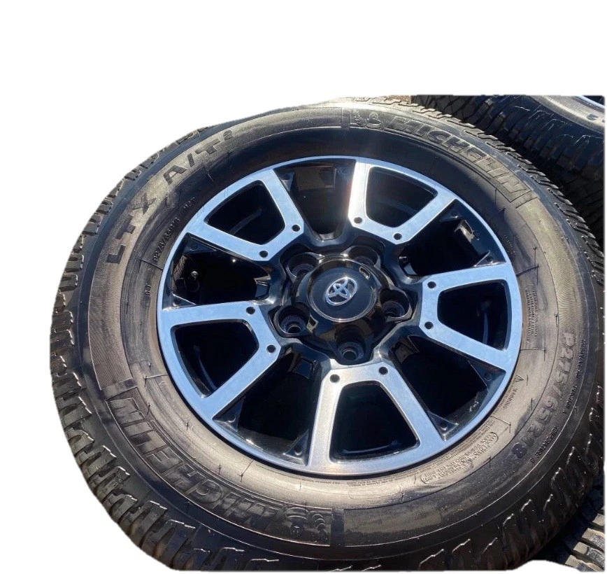 TOYOTA TUNDRA 18” TAPA CENTRAL RUEDA 2014-2021 NEGRO BRILLANTE 4260B-0C040 Foto 4 de 4