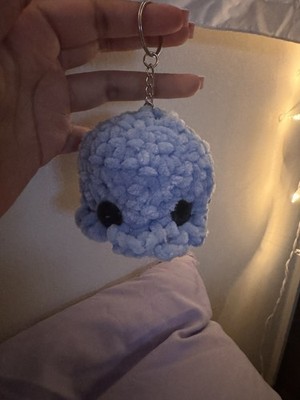 Crochet Octopus Keychain