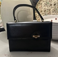 Vintage Originals by Caprice Black Faux Leather Purse Handbag