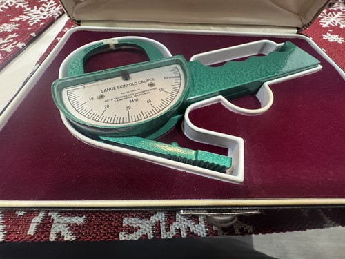 Vintage 70s Lange Skinfold Caliper Cambridge Scientific Ind, Made in USA