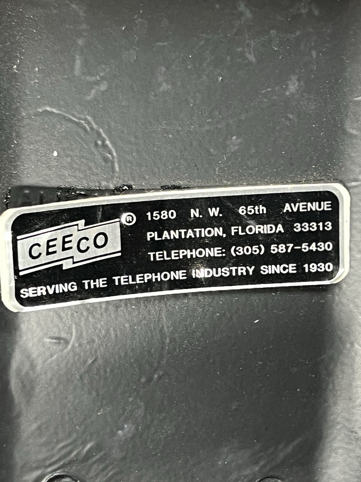 Side Box Lable Ceeco Vintage Wall Mounted Telephone Box | eBay