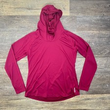 Reebok pinkish purple lightweight hoodie top size large L B159
