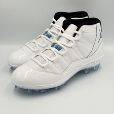 Size 15 Nike Air Jordan 11 Retro Mid TD Football Cleats White Blue HM7324-104