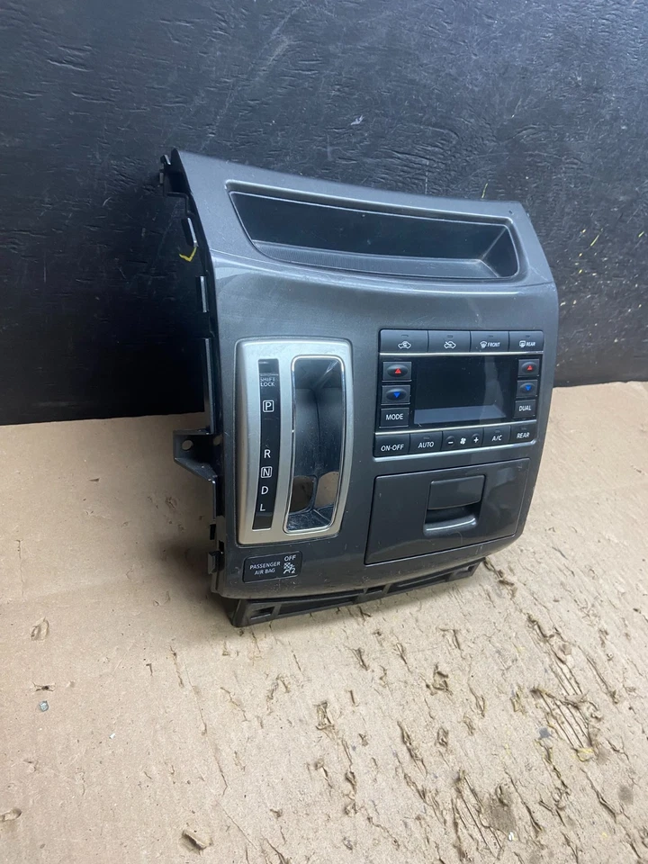 Nissan Quest 2011 a 2017 palanca de cambios panel de control climático bisel OEM T8786 DG Foto 4 de 4