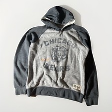 Chicago Bears NFL Team Apparel Youth Large Hoodie Jacket Gray