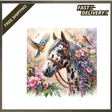Diamond Painting Kit Bird Theme 5D Full Drill Home Wall Decor 12x12 Inch Gift