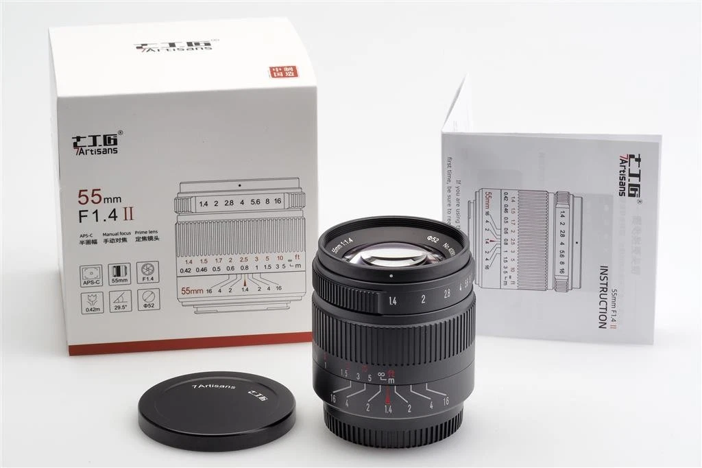 7artisans 1.4/55mm Negro II Para Montura E De Sony