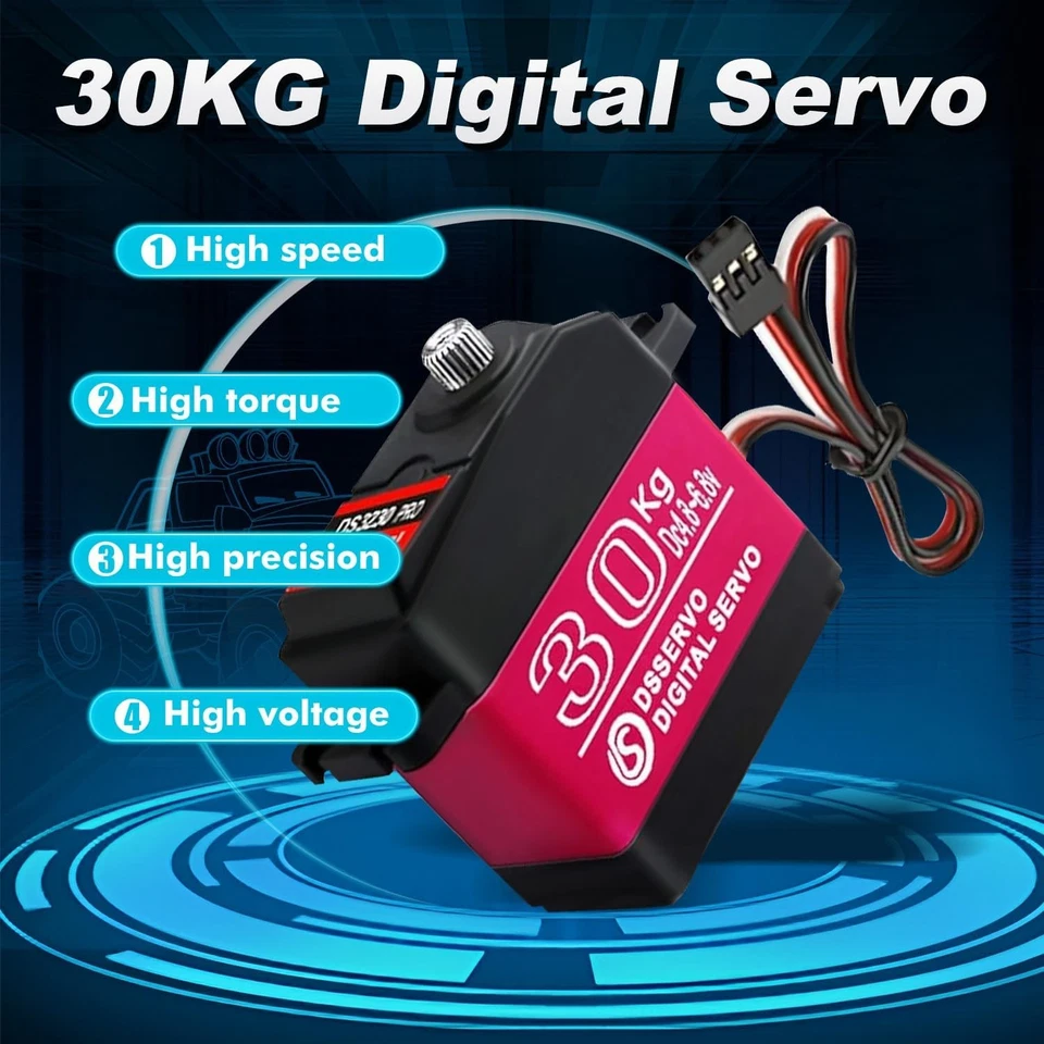 RC Servo 30kg Digital High Torque Parts for 1/10 Scale Cars &...  - Image 2 of 4