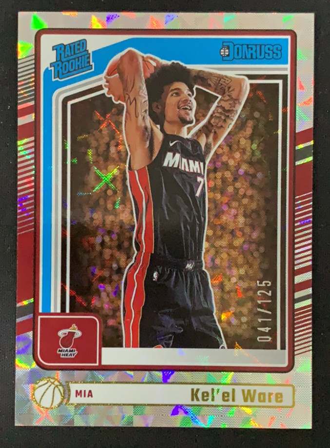 Kelel Ware 2024-25 Panini Donruss 041/125 Silver Hyper Rated Rookie RC #221