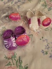 My Life Doll Shoes Sneakers, Sandals Fits 18 Dolls Lot of 3, New
