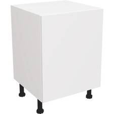 Fully Assembled Kitchen 600mm Base Unit Matt White Cabinet