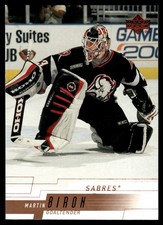 2000-01 Upper Deck Martin Biron Buffalo Sabres #19