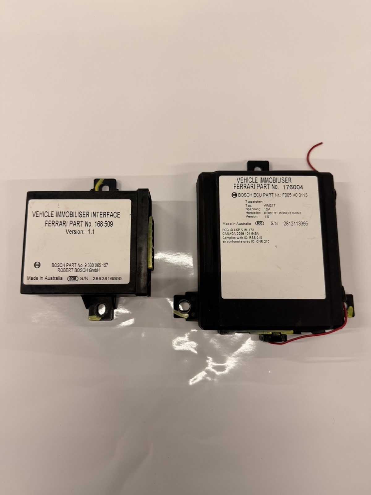 Ferrari 360 Spider Control unit P/N 168509