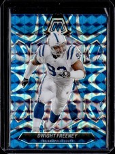 2024 Panini Mosaic #231 Dwight Freeney Mosaic Reactive Blue