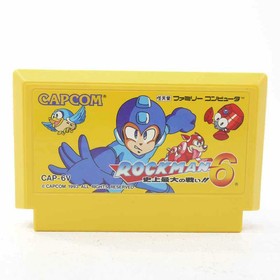 Used Rockman 6 The Greatest Battle Family Computer Software Retro Cash On  EzL51