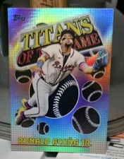Ronald Acuna Jr. 2026 Topps Titans Of The Game Insert Card