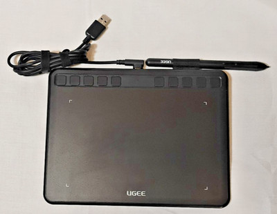 UGEE S640 Graphics Drawing Tablet Digital Draw Art Pad with Pen Battery