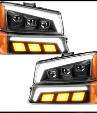 Led Headlight Drl Bumper Lamp Dot For Chevy Silverado 1500 2500 3500 2003-07