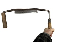 Antique DACCETT Draw Knife Curved Angle 7 7/8...