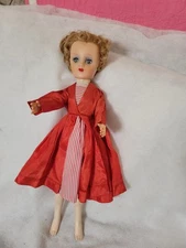 Vntg 1950s 20" Fashion Doll Soft/Hard Vinyl Sleep Eyes Movable Head/Arms NOBRAND