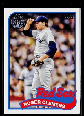 2024 Topps Update #89US-19 Roger Clemens 1989 Topps Baseball 35th Anniversary