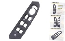 Driver Side Door Switch Panel Bezel Trim, Window Control Switch Cover,