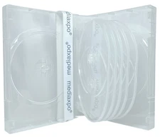 Clear 12 Disc DVD Cases Lot