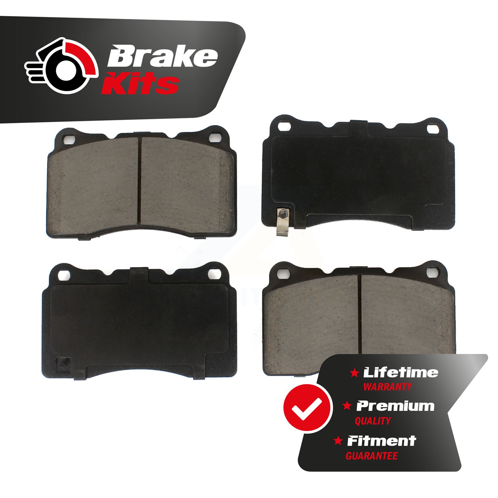 Front Ceramic Brake Pads Set For 2017-2024 Honda Civic 2004-2014 Subaru Impreza