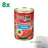 Oro Di Parma Tomaten StüCkig Officepack 8X400G Dose + usy Block